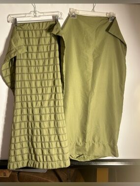 LOVE’S CABIN SET OF (2) PAIRS OF DARK SAGE GREEN KING SIZE PILLOW CASES